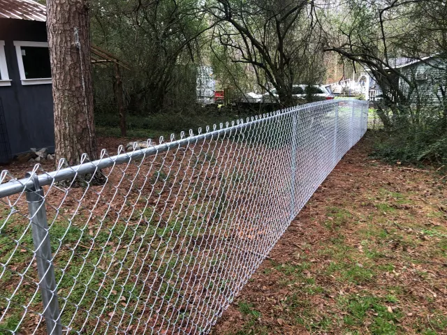 Chain Link Fence installation