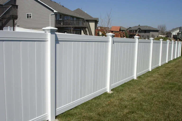 Privacy Decorative vinyl fence front yard