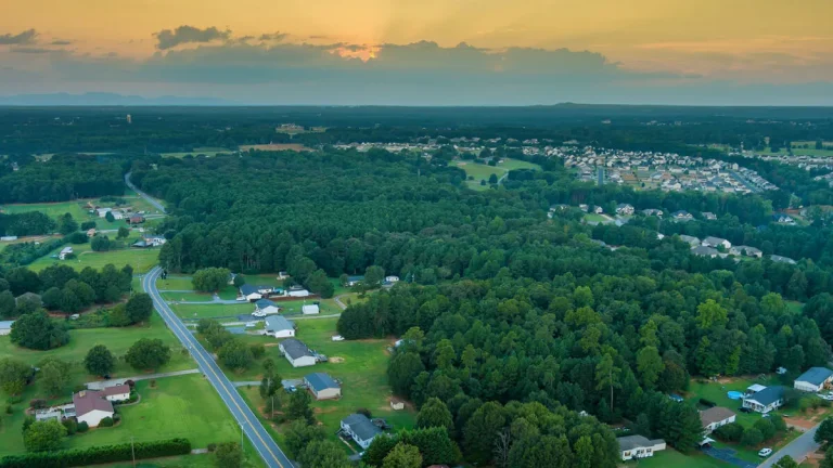 Aerial view of Boiling Springs